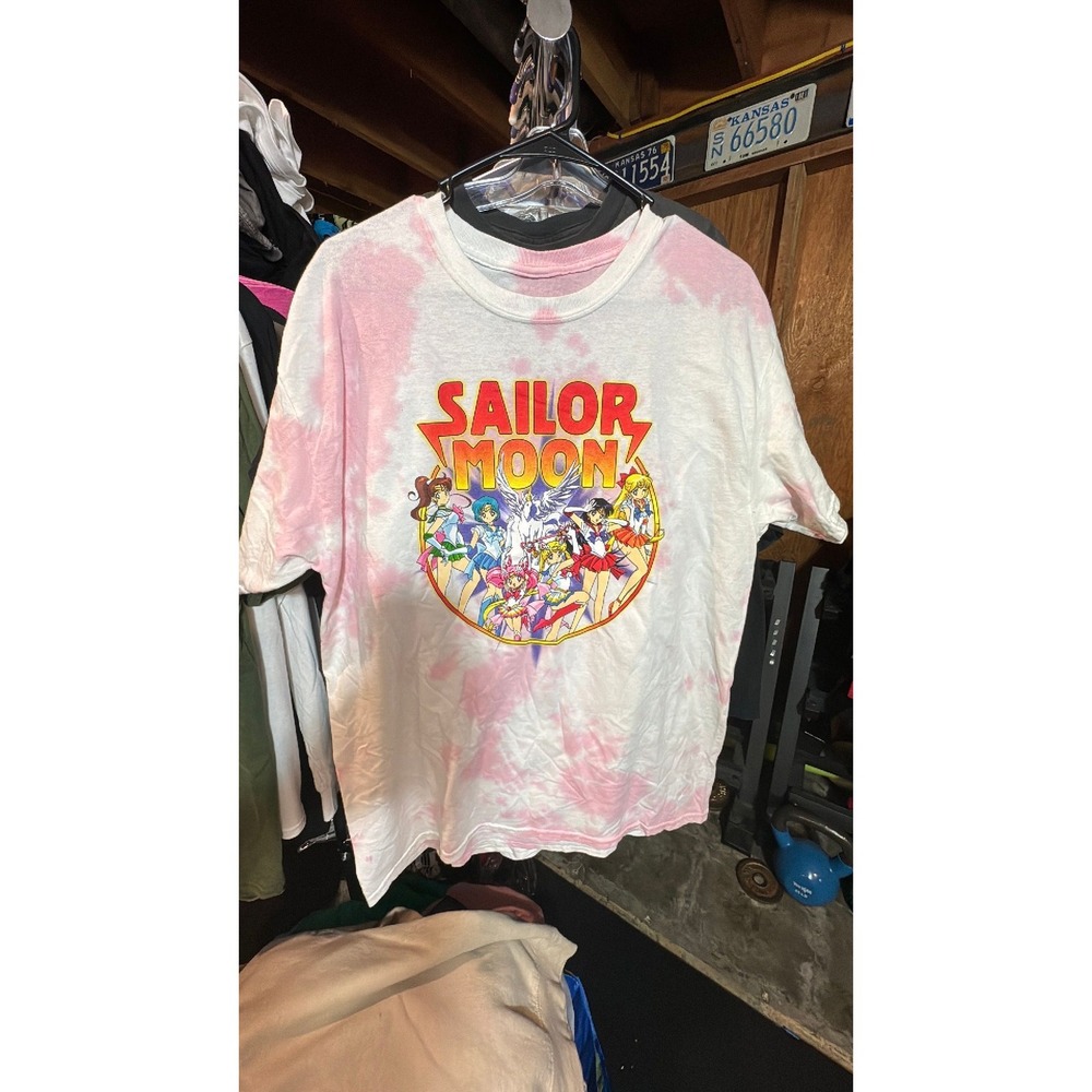 Sailor Moon group tie-dye NWOT size large